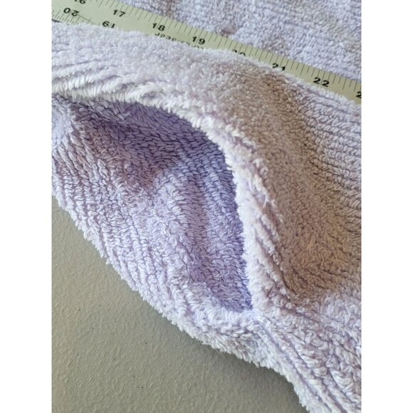 Stan Herman Robe Womens Lilac Terry Cloth Button-Front Short Sleeve Houseoat Che - Picture 8 of 10